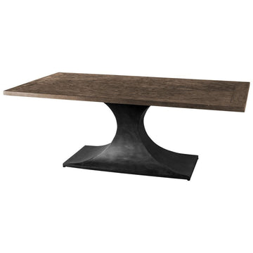 homeroots kitchen &amp; dining Kitchen & Dining Ultra-Modern Rectangle Wood Dining Table