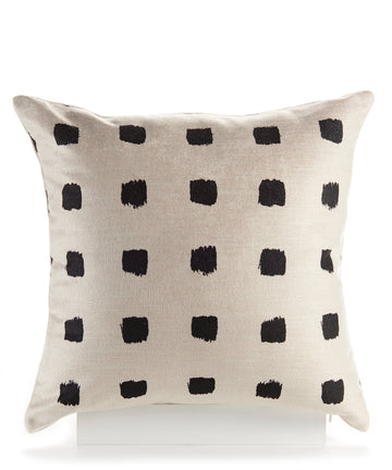 Giftcraft Home Essentials & Goods Arden 17.7 X17.7 Polyester White and Black Pillow