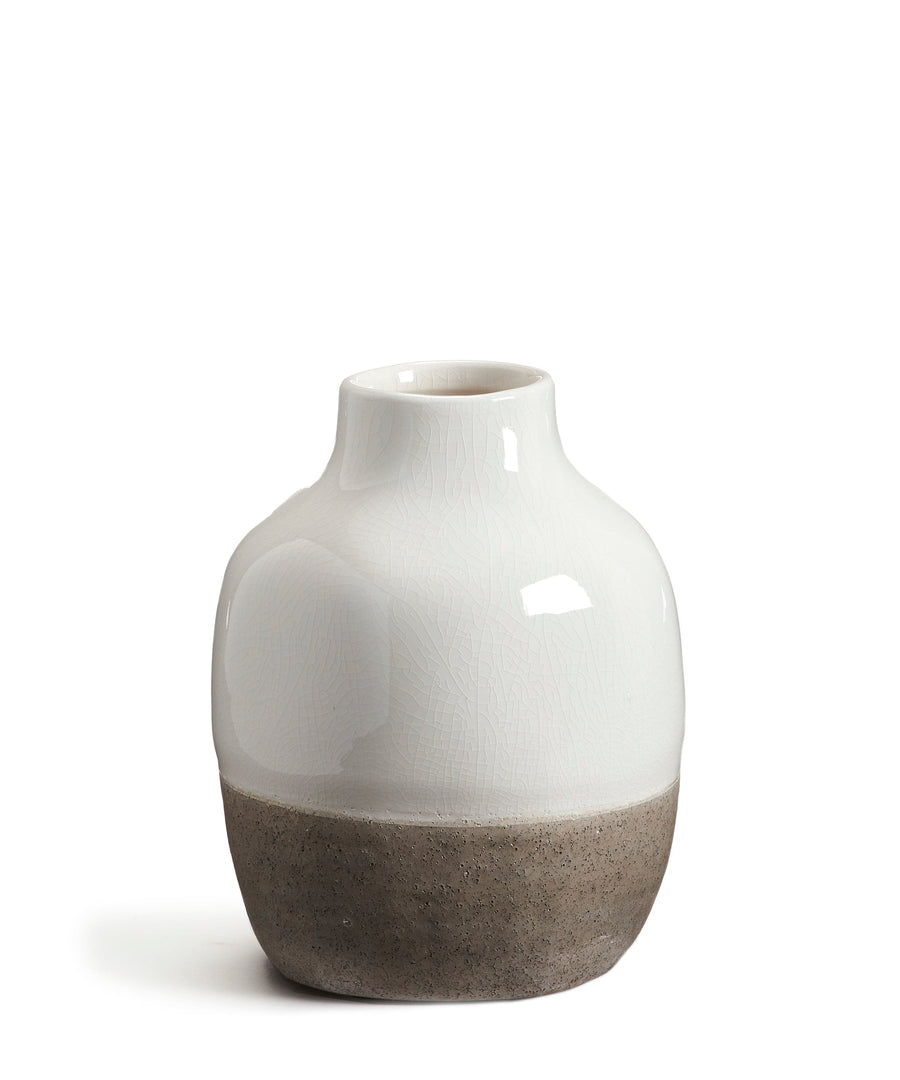 Giftcraft Home Essentials & Goods Bryn White & Brown Vase - Small