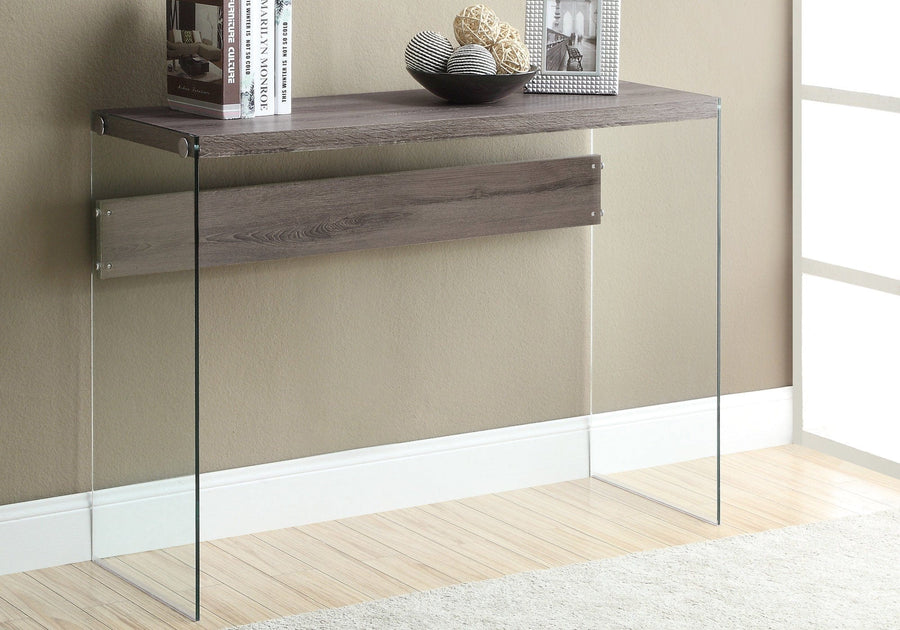 Homeroots Console Tables Remy Console Table with Glass Frame