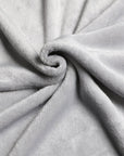 Homeroots Home Decor Eden Oversized Grey Throw Blanket