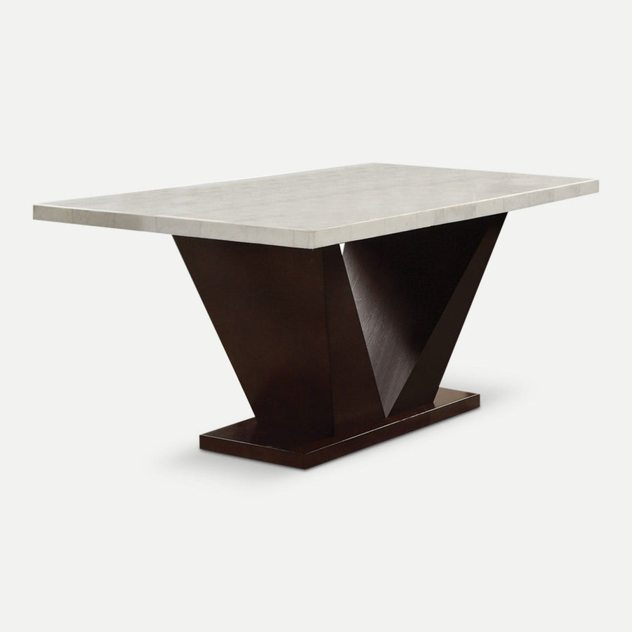Homeroots Kitchen & Dining Camden Marble Dining Table
