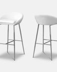 Homeroots Kitchen & Dining Hampton 30" Set-of-2 Barstool with Back