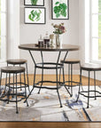 Homeroots Kitchen & Dining Jane 5-Piece Counter Height Dining Set