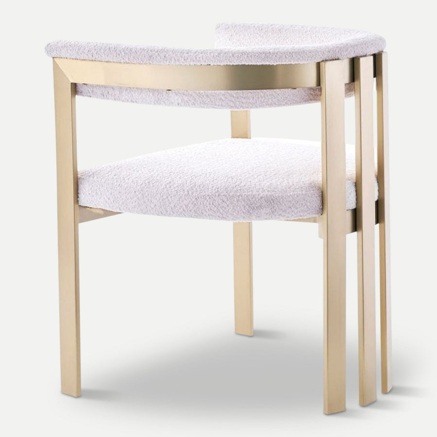 Homeroots Kitchen & Dining Palmer Sculptural Ultra-Modern Dining Chair
