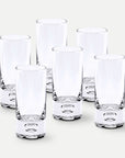 Homeroots Kitchen & Dining Peter 6-Piece Crystal Shot Glasses