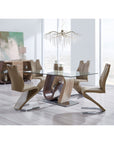Homeroots Kitchen & Dining Shiloah Ultra-Modern Leather Dining Chair