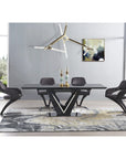 Homeroots Kitchen & Dining Sutton Ultra-Modern Velvet Dining Chair