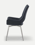 Homeroots Kitchen & Dining Talya Contemporary Leather Dining Chair