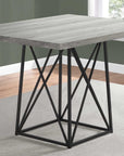 Homeroots Kitchen & Dining Tayla Geometric Base Square Dining Table