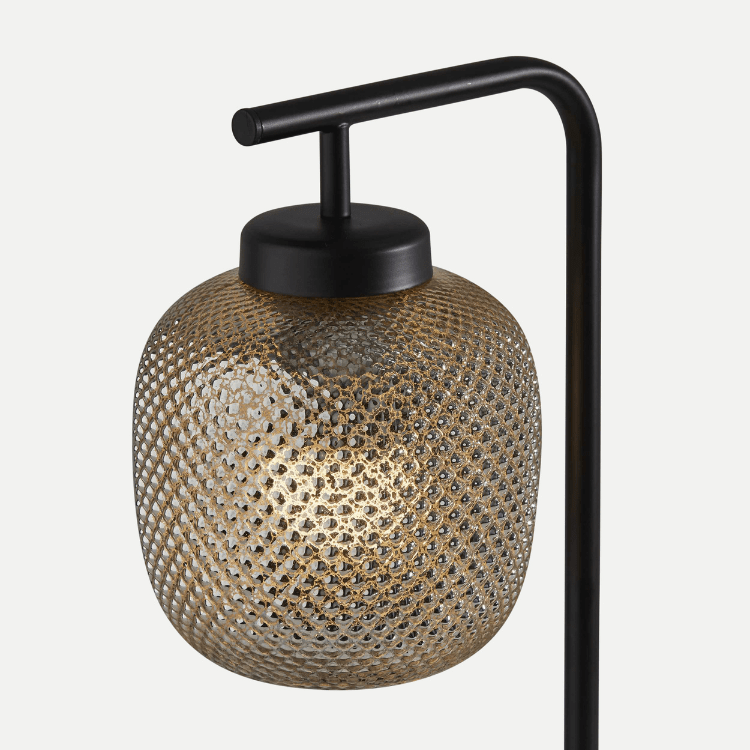 Homeroots Lighting Dotty Mercury Bronze Table Lamp