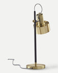 Homeroots Lighting Franklin Black & Gold Adjustable Desk Lamp