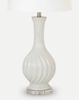 Homeroots Lighting Madera Set-of-2 Modern Glass Table Lamp