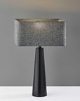 Homeroots Lighting Rowan Rectangle Drum Table Lamp