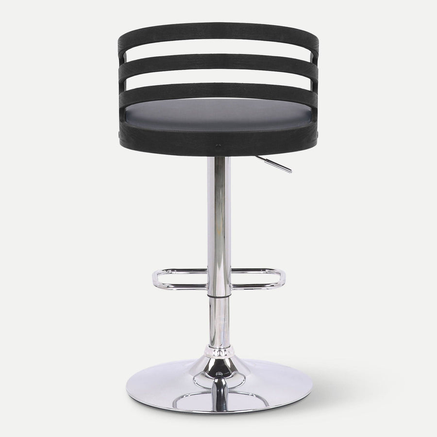 Homeroots Living Room Davis Modern Adjustable Swivel Bar Stool