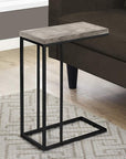 Homeroots Living Room Ford Metal U-Shape Accent Table