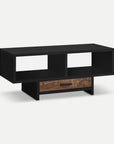 Homeroots Living Room Harlow Coffee Table with Storage