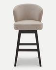 Homeroots Living Room Jane Upholstered Bar Stool with Back
