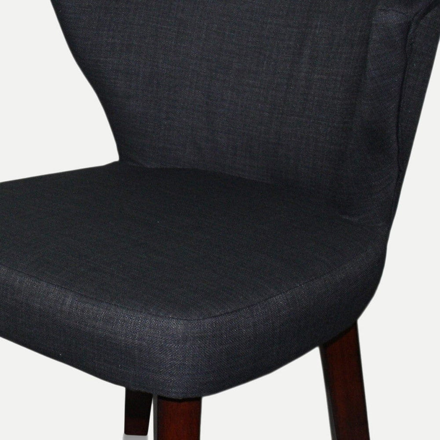 Homeroots Living Room Nora Curved-Back Dining Chair