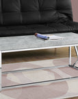 Homeroots Living Room Quinn Coffee Table with X-Shape Frame