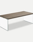 Homeroots Living Room Remy Glass Coffee Table