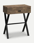 Homeroots Living Room Winston Rectangle End Table With Drawer