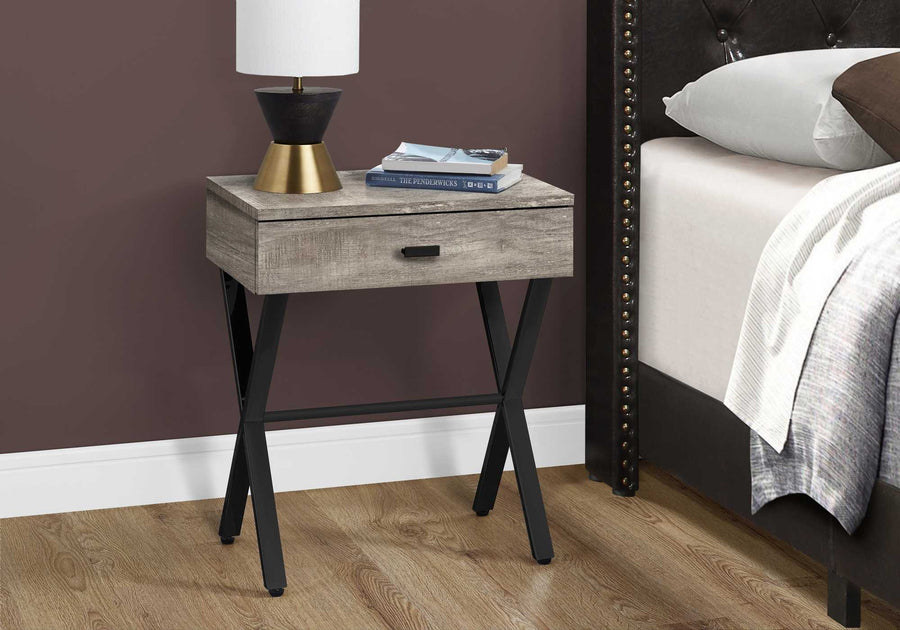 Homeroots Living Room Winston Rectangle End Table With Drawer