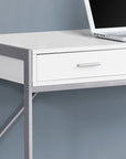 Homeroots Office Dani Industrial Desk with 2-Drawers and Storage