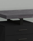 Homeroots Office Franklin Modern-Farmhouse Storage Desk with Drawers