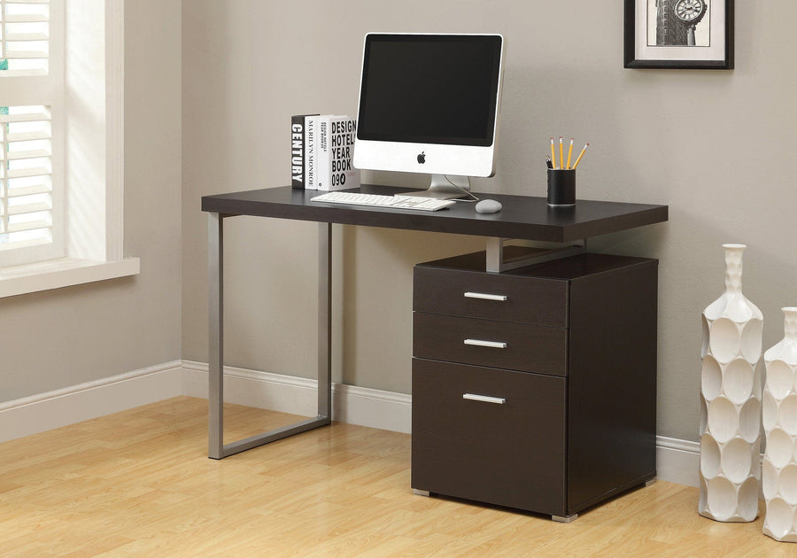 Homeroots Office Lilly Home Office Writing Desk with Storage Drawers