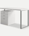 Homeroots Office Lilly Home Office Writing Desk with Storage Drawers