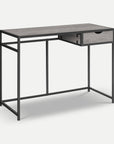 Homeroots Office Quinton Contemporary-Modern Computer Desk with Drawer