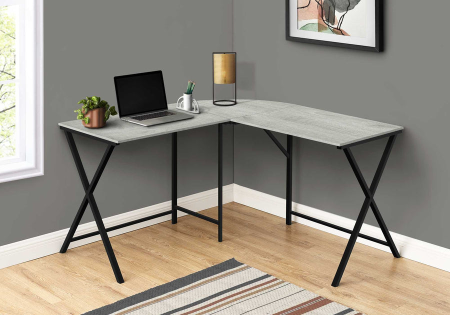 Homeroots Office Spencer Minamilist L-Shaped Desk for Office