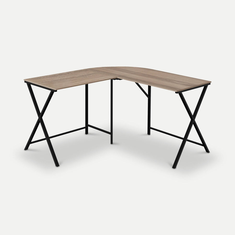 Homeroots Office Spencer Minamilist L-Shaped Desk for Office