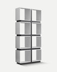 Homeroots Office Wells Ultra-Modern Cubicle Organizer Cubby Bookshelf