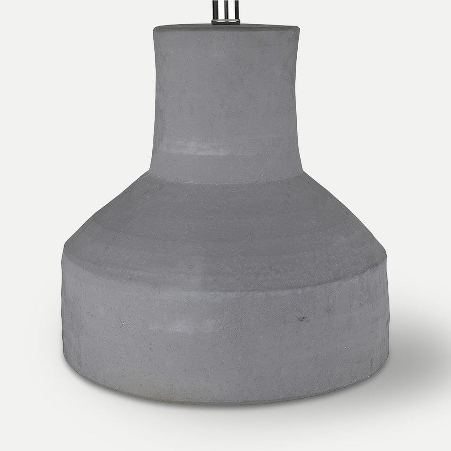 Homeroots Outdoor Bria Polished Grey Table Lamp