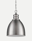 Homeroots Outdoor Colby 1-Light White Interior Island Pendant