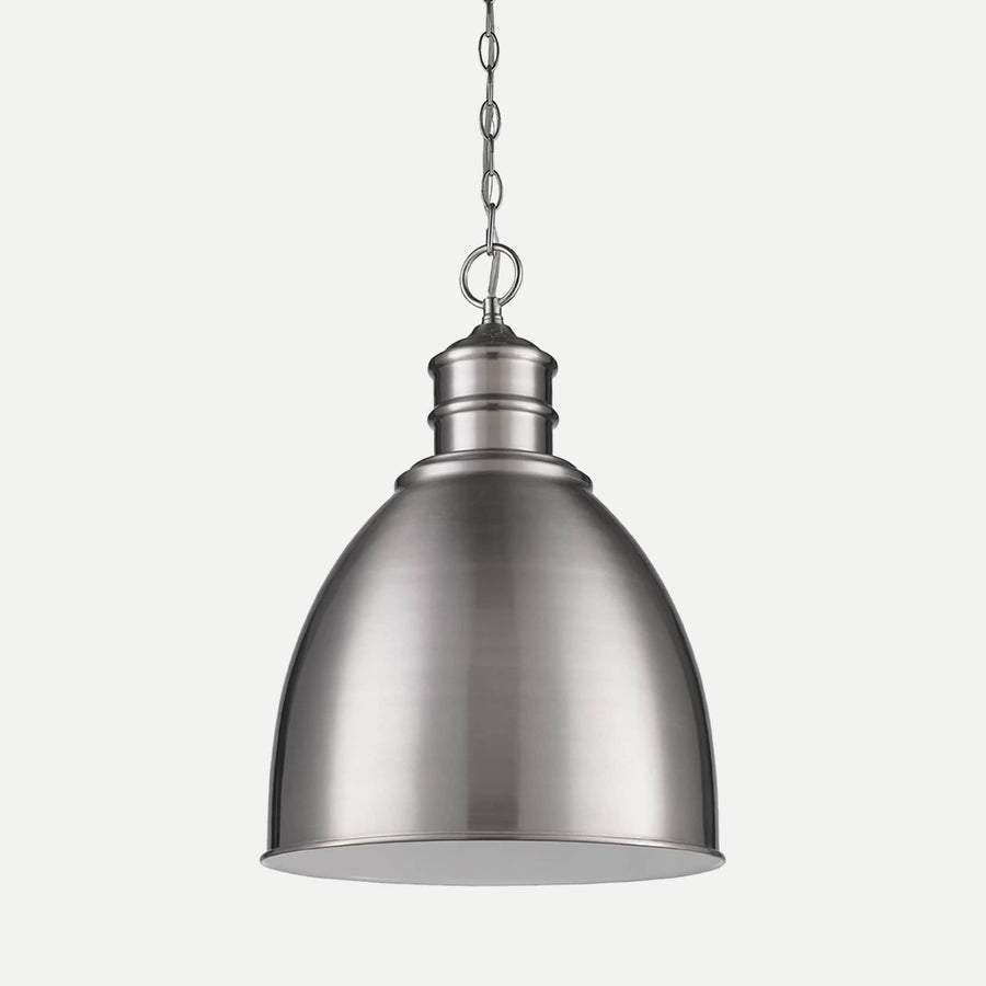 Homeroots Outdoor Colby 1-Light White Interior Island Pendant