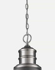 Homeroots Outdoor Colby 1-Light White Interior Island Pendant