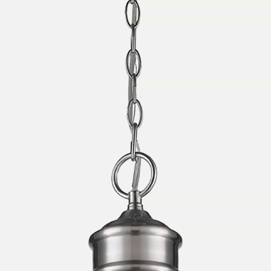 Homeroots Outdoor Colby 1-Light White Interior Island Pendant