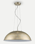 Homeroots Outdoor Layla 1-Light Brushed Gold Pendant