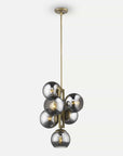 Homeroots Outdoor Lunette 6-Light Mid-Century Modern Pendant