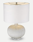 Homeroots Outdoor Magnolia Polished Nickel Table Lamp
