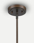 Homeroots Outdoor Midtown 1-Light Oil-Rubbed Bronze Island Pendant