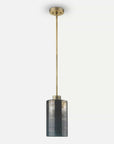 Homeroots Outdoor Monet 1-Light Modern Brass Pendant