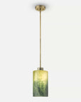 Homeroots Outdoor Monet 1-Light Modern Brass Pendant