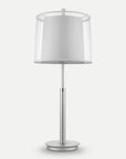 Homeroots Outdoor Roosevelt Double Shade Table Lamp