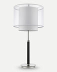 Homeroots Outdoor Roosevelt Double Shade Table Lamp