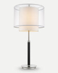 Homeroots Outdoor Roosevelt Double Shade Table Lamp