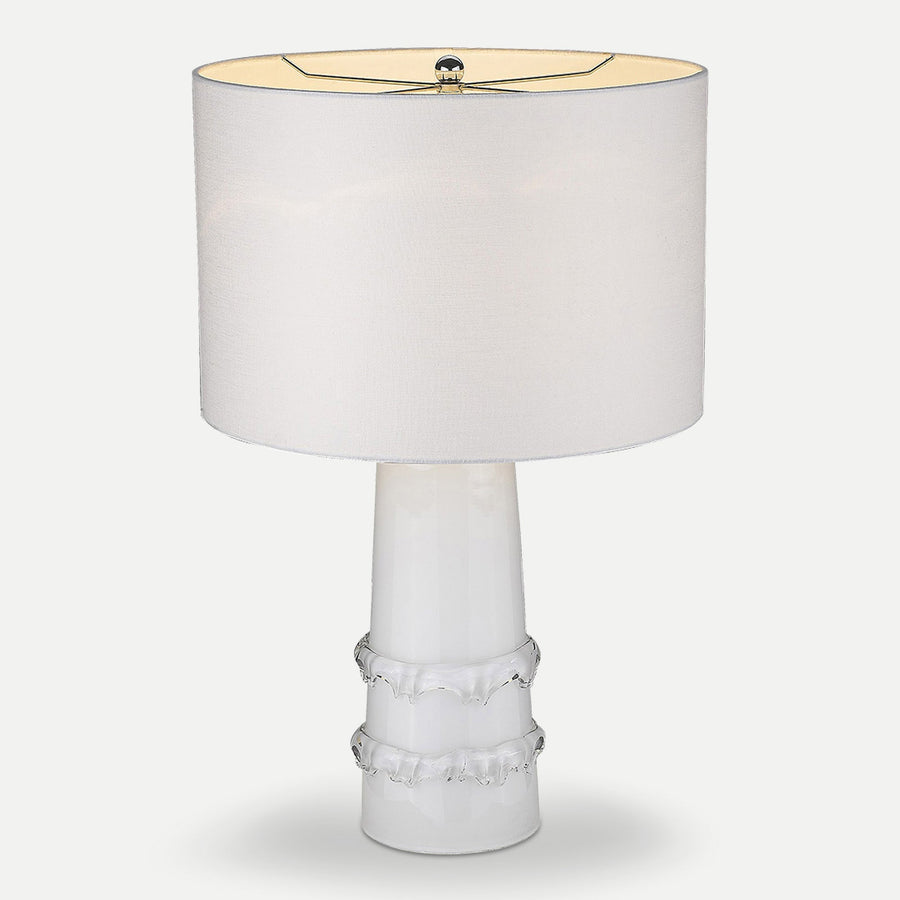 Homeroots Outdoor Ruth Double Circle Table Lamp